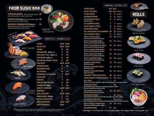 Menu photo 1 Moon Sushi Bar Los Angeles, CA