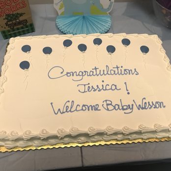 ROCS Grad Staffing - Cake from Rocs for a surprise baby shower thrown for me. - Employment Agencies Near Me - Reston, Virginia