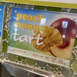 Menchie's Frozen Yogurt - Peach mango tart frozen yogurt