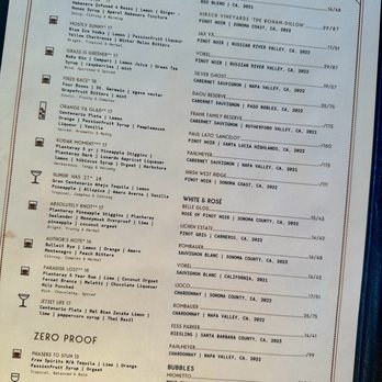 Elderwood - Alcohol side of menu - Cocktail Bars Near Me - Visalia, California Elderwood - Alcohol side of menu - Cocktail Bars Near Me - Visalia, California