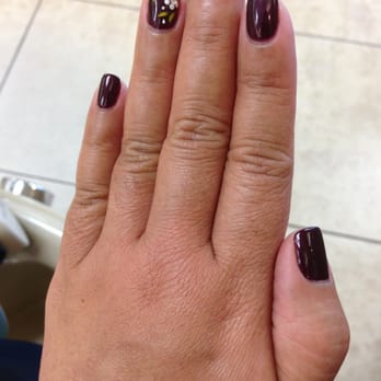 Mason Nails - Shellac with rhinestone nail art - Nail Salons Near Me - Katy, Texas Mason Nails - Shellac with rhinestone nail art - Nail Salons Near Me - Katy, Texas