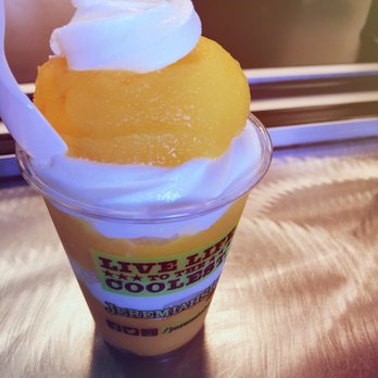 Jeremiah's Italian Ice - Vanilla soft serve and mango Italian ice. So delicious! - Desserts Near Me - Windermere, Florida