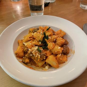 Wooden City - Spokane - Spicy Lamb Rigatoni - New American Near Me - Spokane, Washington