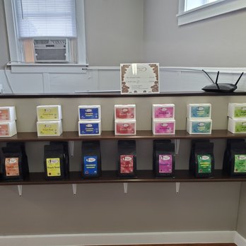 White Cane Coffee - a variety of teas on a shelf - Coffee Roasteries Near Me - Warren, Pennsylvania White Cane Coffee - a variety of teas on a shelf - Coffee Roasteries Near Me - Warren, Pennsylvania