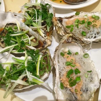 MingHin Cuisine - Oysters with garlic and oysters with black bean sauce - Dim Sum Near Me - Rolling Meadows, Illinois
