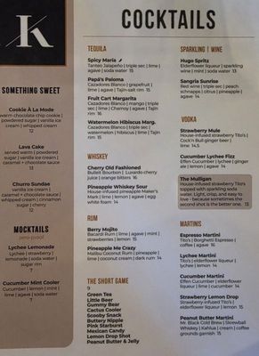 Menu photo 1 Kenwood's Kitchen & Tap Costa Mesa, CA Menu photo 1 Kenwood's Kitchen & Tap Costa Mesa, CA