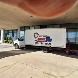 Small Move Same Day - Moving truck parked outside our Fort Worth, TX office. Ready for local apartment and small moves.