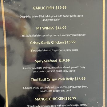 Million Thai Restaurant - Special menu - Thai Near Me - Fairfield, California
