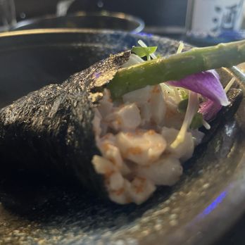 Joyce's Sushi - Hand Scallop Roll - Japanese Near Me - Rancho Mirage, California Joyce's Sushi - Hand Scallop Roll - Japanese Near Me - Rancho Mirage, California
