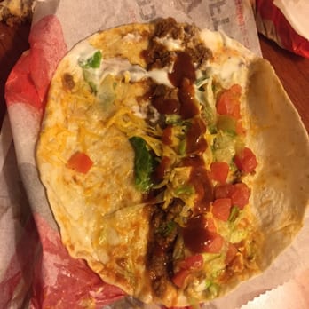 Taco Bell - Not a lot of filling in the soft taco :( - Fast Food Near Me - Fort Myers, Florida
