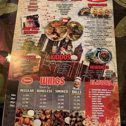 Menu front Menu front