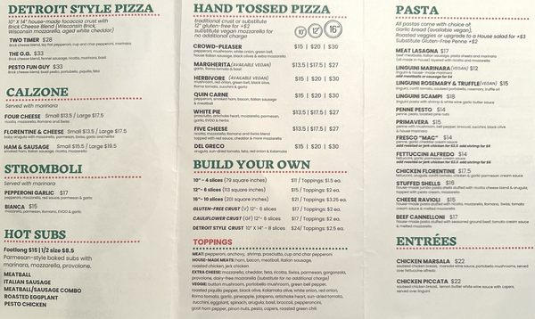 Menu photo 6 Fresco Pizzeria Tucson, AZ
