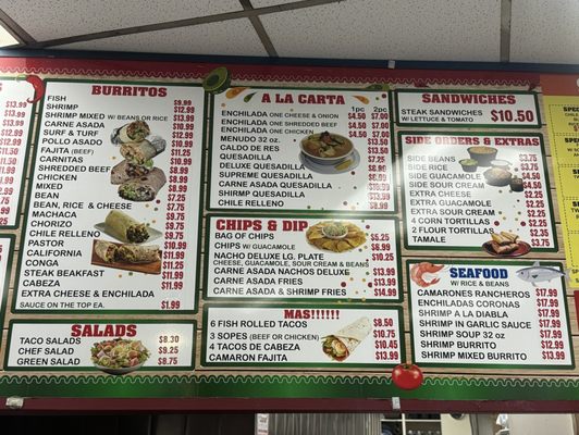 Menu photo 7 El Cotixan Mexican El Cajon, CA