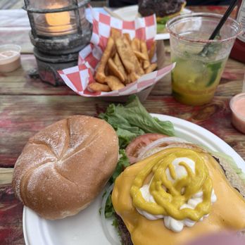 Le Tub - The Burger itself and nicely seasoned fries - Burgers Near Me - Hollywood, Florida Le Tub - The Burger itself and nicely seasoned fries - Burgers Near Me - Hollywood, Florida
