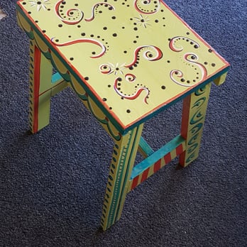Wyoming In Color - Beautiful habd painted stool this would look great in my guest bedroom but no room to pack it next year i may drive. - Home Decor Near Me - Buffalo, Wyoming Wyoming In Color - Beautiful habd painted stool this would look great in my guest bedroom but no room to pack it next year i may drive. - Home Decor Near Me - Buffalo, Wyoming