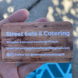 Hapa Hawaiian Grill - Business card back