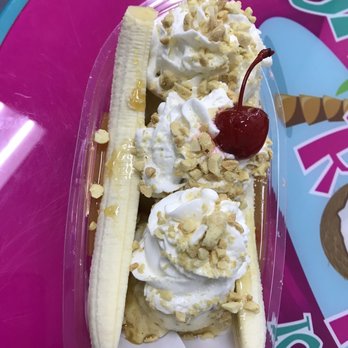 Jr Tropical Ice Cream - Three flavors Banana split - Ice Cream & Frozen Yogurt Near Me - Orlando, Florida Jr Tropical Ice Cream - Three flavors Banana split - Ice Cream & Frozen Yogurt Near Me - Orlando, Florida