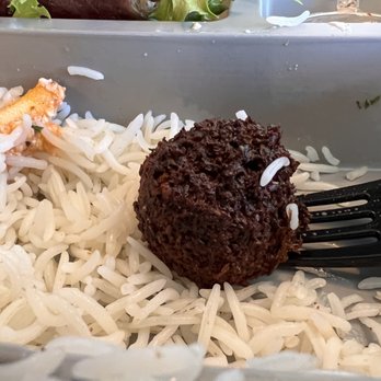 Luna Grill Poway - burnt falafel - Mediterranean Near Me - Poway, California