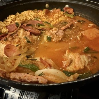 Gold Spoon - Army stew - delicious. - Korean Near Me - Carrollton, Texas Gold Spoon - Army stew - delicious. - Korean Near Me - Carrollton, Texas