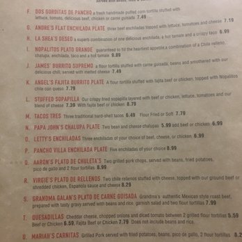 Nopalitos - Menu - Mexican Near Me - Littlefield, Texas Nopalitos - Menu - Mexican Near Me - Littlefield, Texas