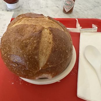 Chowders - Bread bowl with Clam Chowder. - Seafood Near Me - San Francisco, California Chowders - Bread bowl with Clam Chowder. - Seafood Near Me - San Francisco, California
