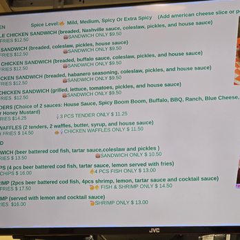 Binge Hot Chicken - menu - Chicken Shop Near Me - Wheat Ridge, Colorado