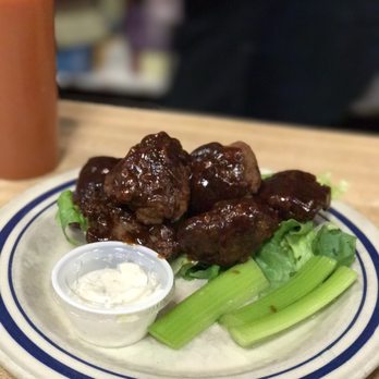 Amy's Place - BBQ Seitan "Wings" Fantastic! They even gave me an extra on accident ¯\_(ツ)_/¯ - Vegetarian Near Me - Buffalo, New York Amy's Place - BBQ Seitan "Wings" Fantastic! They even gave me an extra on accident ¯\_(ツ)_/¯ - Vegetarian Near Me - Buffalo, New York