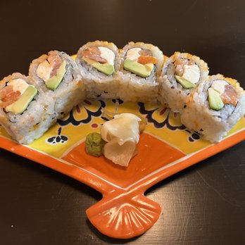 Sushi Train - Philadelphia Roll - Sushi Bars Near Me - Romeoville, Illinois