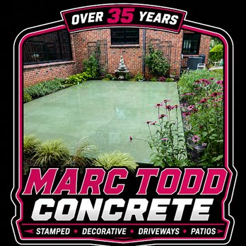 Marc Todd Concrete - Official Marc Todd Concrete company logo representing over 35 years of residential and decorative concrete experience. - Masonry/Concrete Near Me - Sturgis, Michigan Marc Todd Concrete - Official Marc Todd Concrete company logo representing over 35 years of residential and decorative concrete experience. - Masonry/Concrete Near Me - Sturgis, Michigan