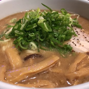 Menya le Nood - Basic Ramen with Goma broth ($10+$1 for extra noodles): flavorful and thick! - Ramen Near Me - Honolulu, Hawaii Menya le Nood - Basic Ramen with Goma broth ($10+$1 for extra noodles): flavorful and thick! - Ramen Near Me - Honolulu, Hawaii