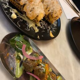 The desi corn and lamb skewers were fabulous! The desi corn and lamb skewers were fabulous!
