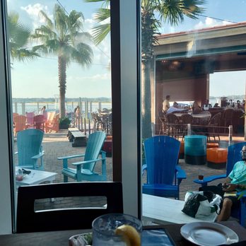 Cobalt - Patio area and outside bar - Seafood Near Me - Orange Beach, Alabama