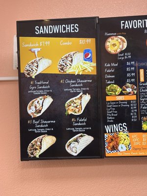 Menu photo 3 Gyros Xpress Arlington, TX