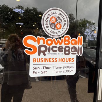 SnowBall RiceBall - The hours - Desserts Near Me - Austin, Texas SnowBall RiceBall - The hours - Desserts Near Me - Austin, Texas
