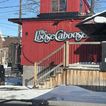 Loose Caboose - Outside the entrance. - Cornwall, Ontario Loose Caboose - Outside the entrance. - Cornwall, Ontario