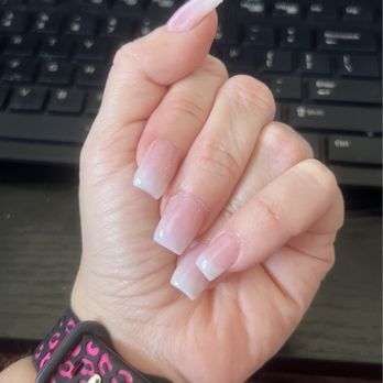 LiquidGlamm Nails - Pink Ombré Full set - Nail Salons Near Me - Jacksonville, North Carolina LiquidGlamm Nails - Pink Ombré Full set - Nail Salons Near Me - Jacksonville, North Carolina