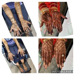 Nosheen's Eyebrow Threading - Bridal henna!