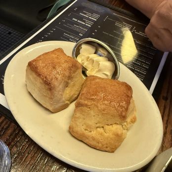 The Smith - Biscuits with honey butter - do not recommend; heavy baking powder flavor. - New American Near Me - New York, New York The Smith - Biscuits with honey butter - do not recommend; heavy baking powder flavor. - New American Near Me - New York, New York