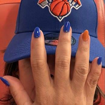 Blue Salon & Spa - Kim N does it again! I asked for the NY Knicks colors and she's so spot on. - Hair Salons Near Me - Pleasant Hill, California Blue Salon & Spa - Kim N does it again! I asked for the NY Knicks colors and she's so spot on. - Hair Salons Near Me - Pleasant Hill, California