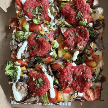 Square MFG - Small Veggie - Pizza Near Me - Natick, Massachusetts