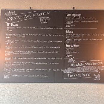 Donatello's Pizzeria - Menu - Italian Near Me - Redding, California