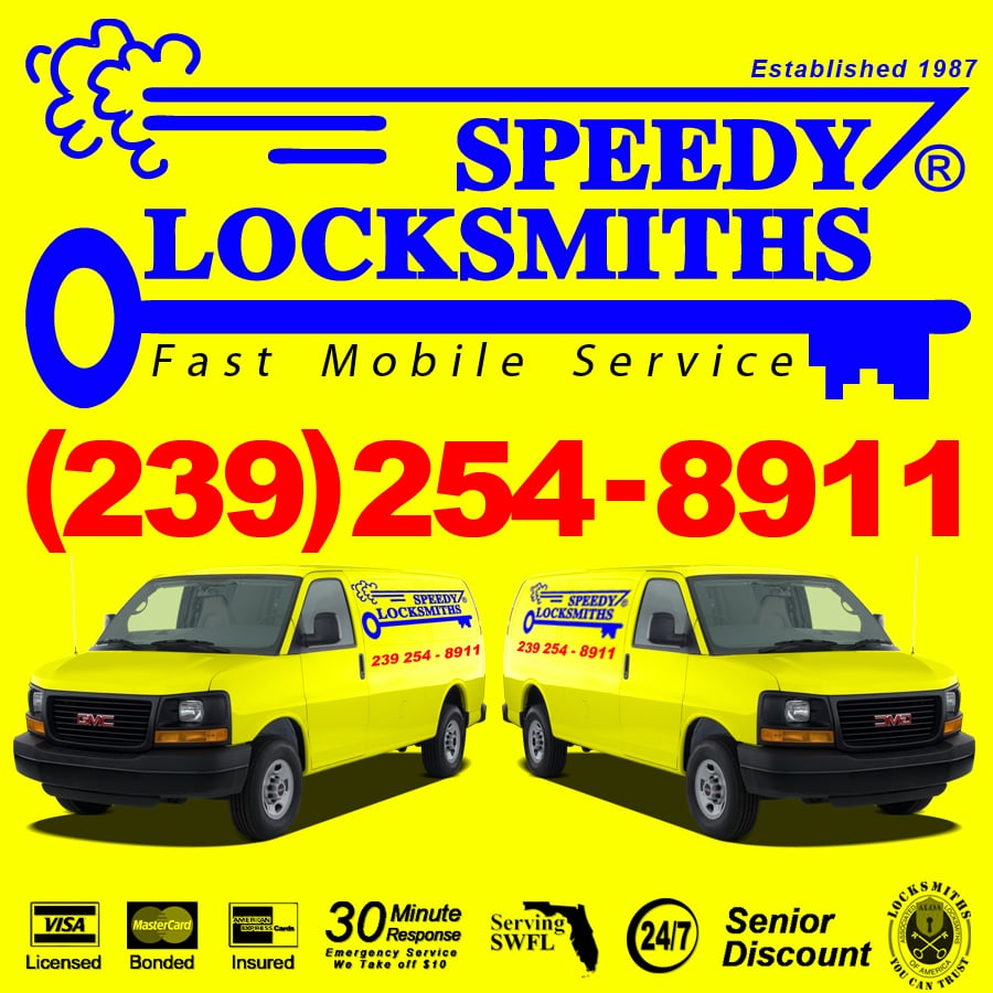 SPEEDY LOCKSMITHS Updated April 2024 1460 Golden Gate Pkwy, Naples, Florida Keys