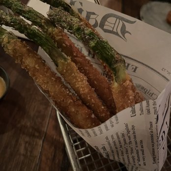 Barn Joo 35 - Fried asparagus - Korean Near Me - New York, New York