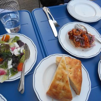 Sfizio - little gem salad, focaccia, roasted cauliflower - Italian Near Me - Oakland, California Sfizio - little gem salad, focaccia, roasted cauliflower - Italian Near Me - Oakland, California