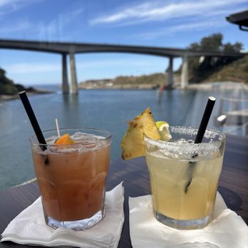 The Wharf - Margarita and a peach something. - Seafood Near Me - Fort Bragg, California