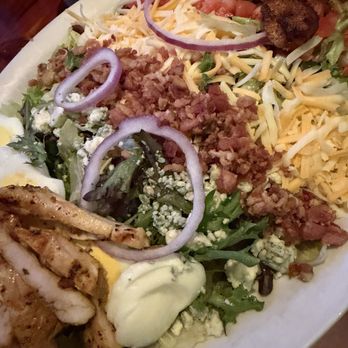 Miller's Ale House - BLACKENED SHRIMP & CHICKEN COBB SALAD - Sports Bars Near Me - Doral, Florida Miller's Ale House - BLACKENED SHRIMP & CHICKEN COBB SALAD - Sports Bars Near Me - Doral, Florida