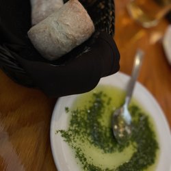 Vernales Restaurant - Bread and pesto