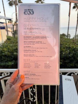 Menu photo 8 Las Brisas Laguna Beach, CA