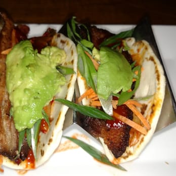 Old Ebbitt Grill - Pork belly tacos. Flour flatbread was way too dense for this dish. - Bars Near Me - Washington, DC, District of Columbia Old Ebbitt Grill - Pork belly tacos. Flour flatbread was way too dense for this dish. - Bars Near Me - Washington, DC, District of Columbia