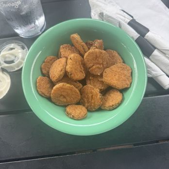 Peach's Grill - Fried Pickles - New American Near Me - Yellow Springs, Ohio Peach's Grill - Fried Pickles - New American Near Me - Yellow Springs, Ohio